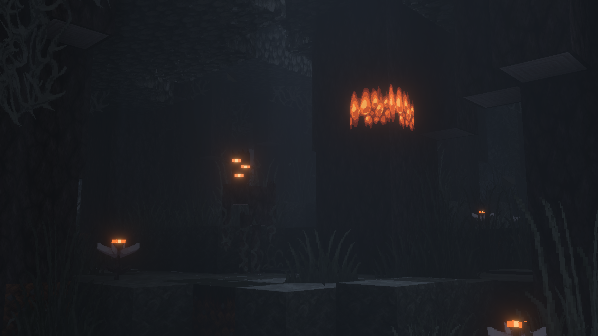 Faithful 64x resource pack shown on a Minecraft build