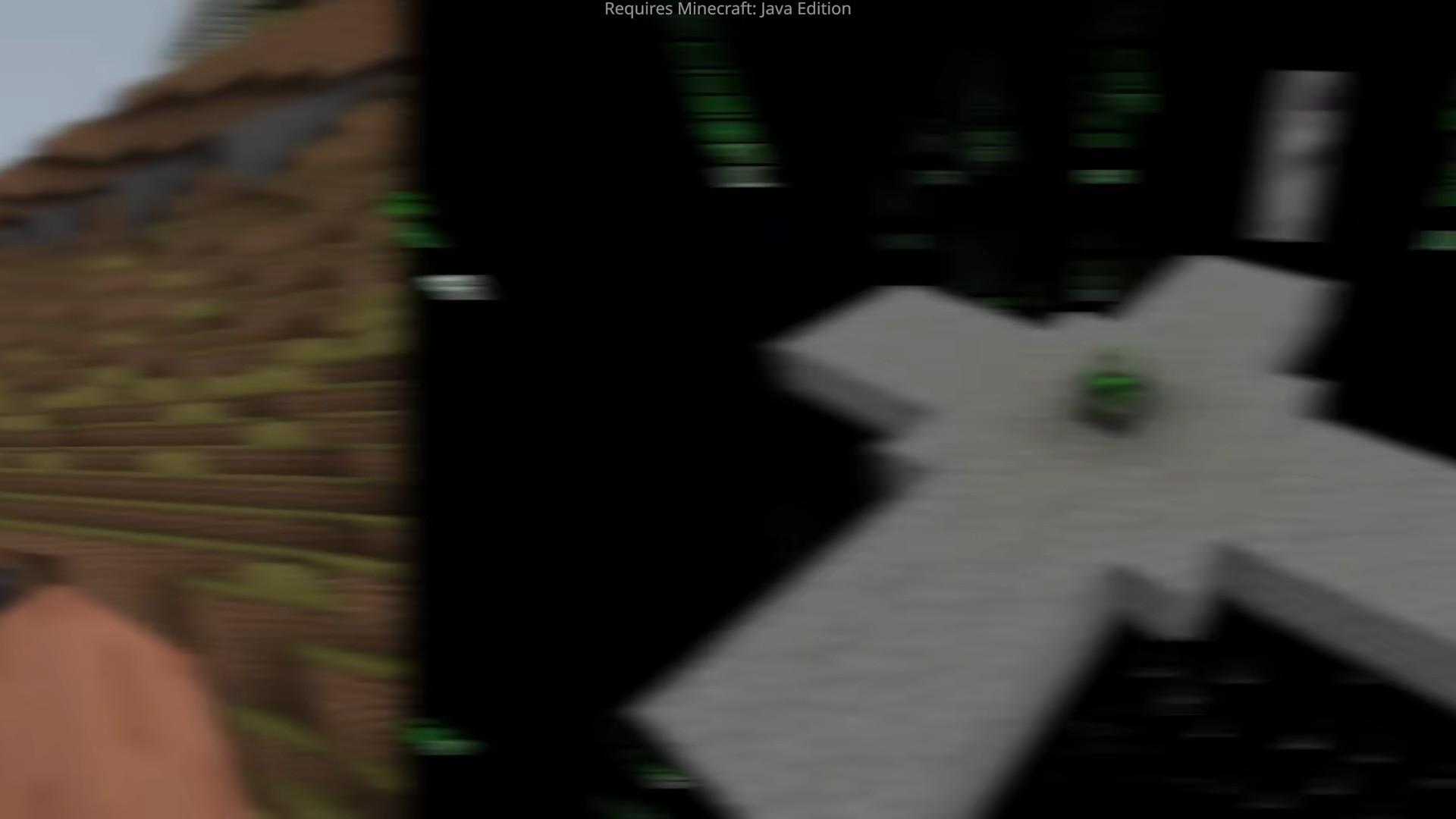 Minecraft cave with ores from the official Craftmine update video