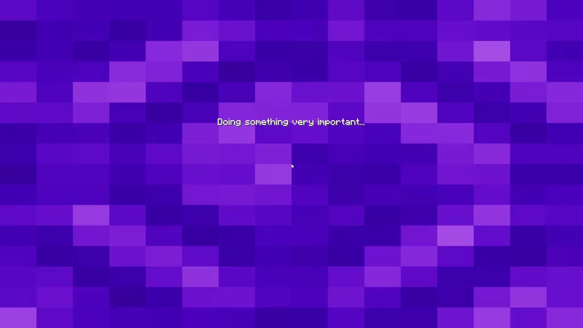 Minecraft underground tunnel from the official Craftmine update video