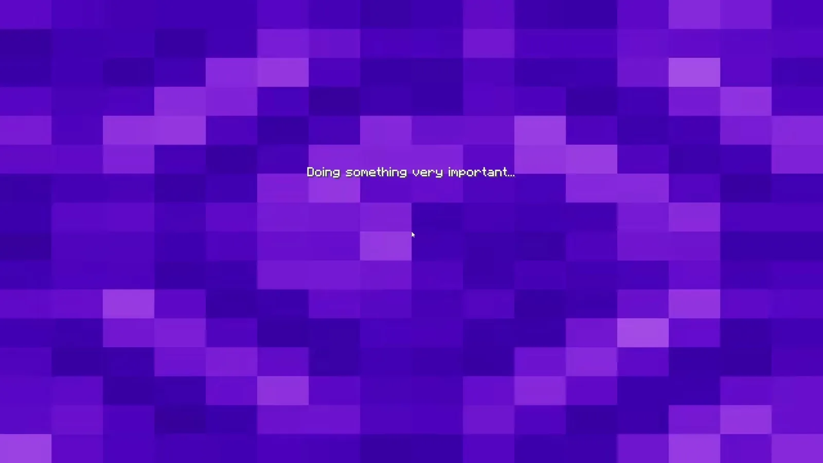 Minecraft underground tunnel from the official Craftmine update video