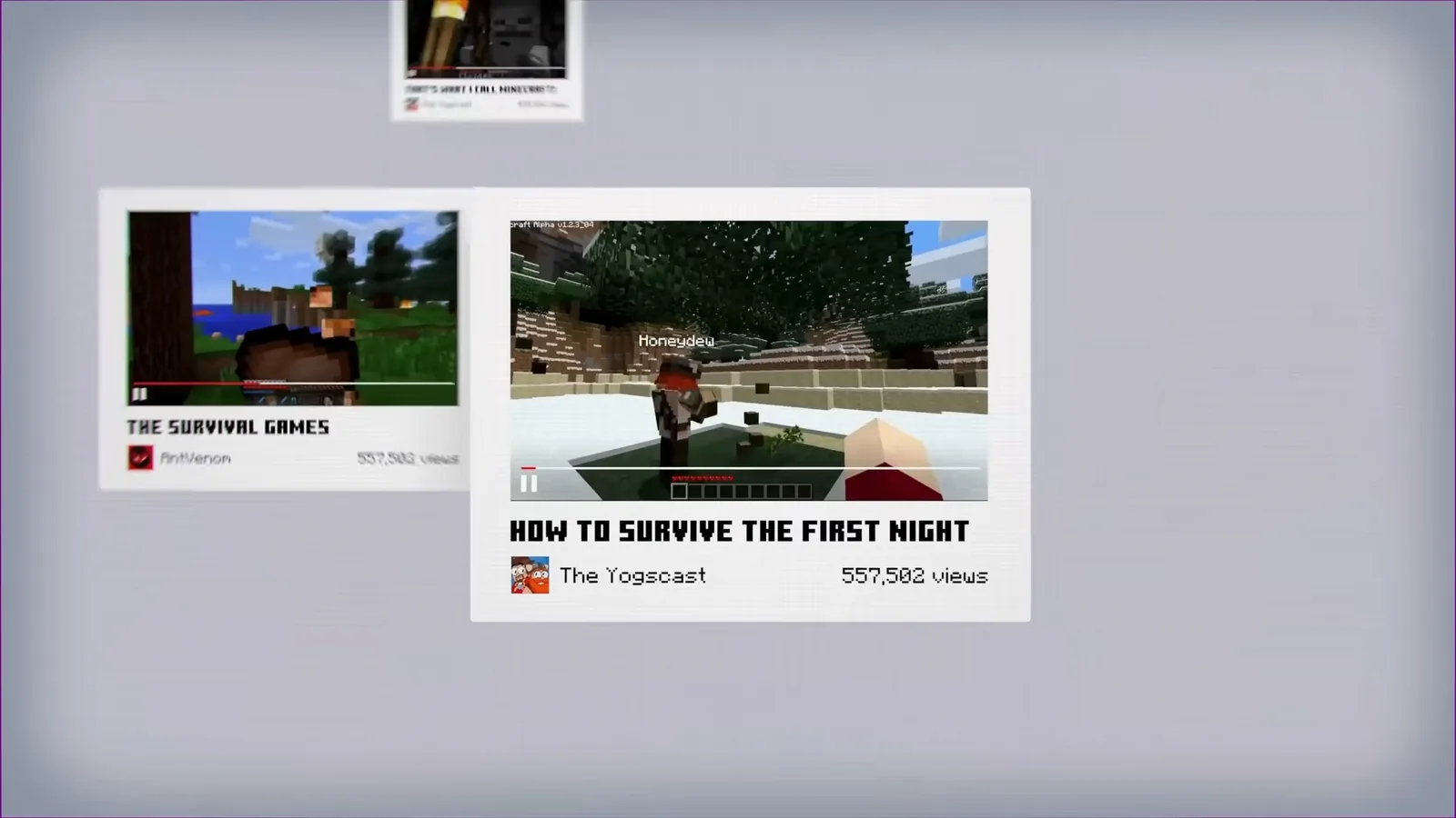 Minecraft players building together in an official Minecraft video about how players changed the game