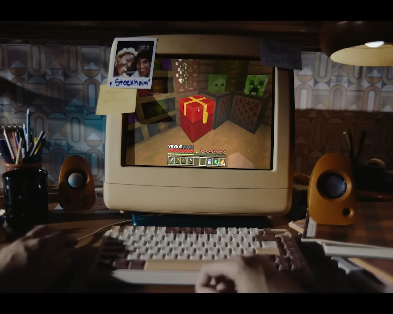 Minecraft build shown in the official Shape Your World video