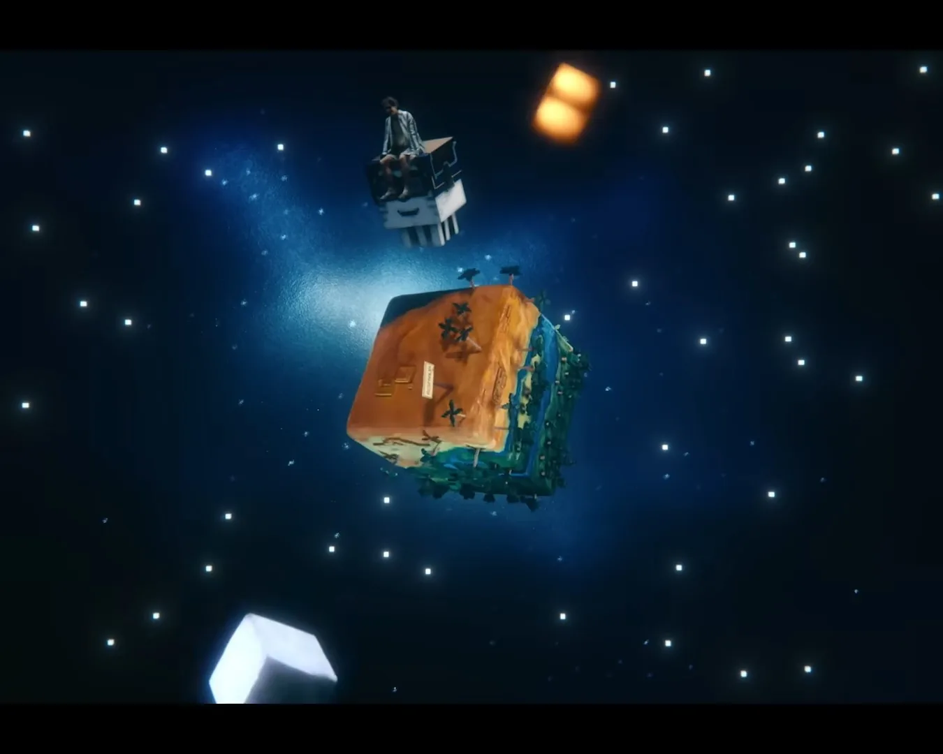 Minecraft world from the official Shape Your World video