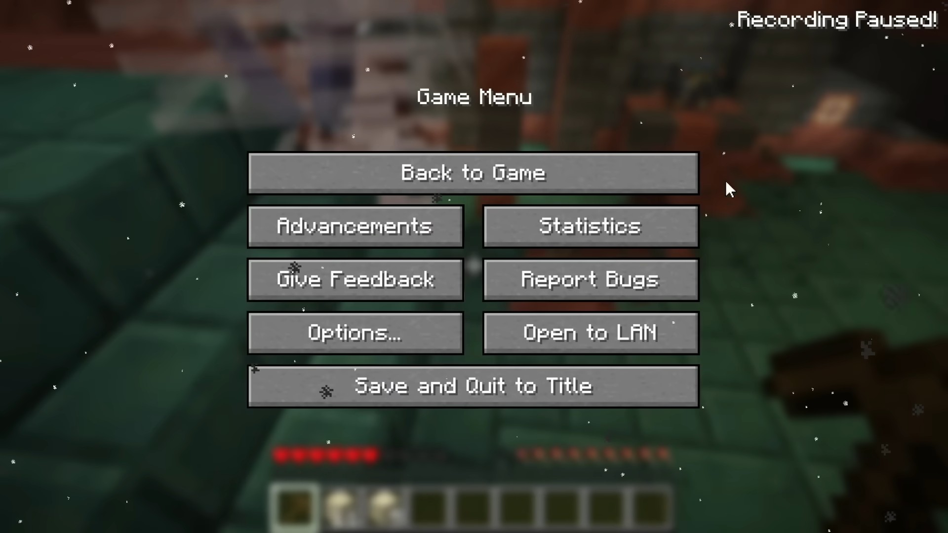 Minecraft world shown during an official Minecraft tutorial