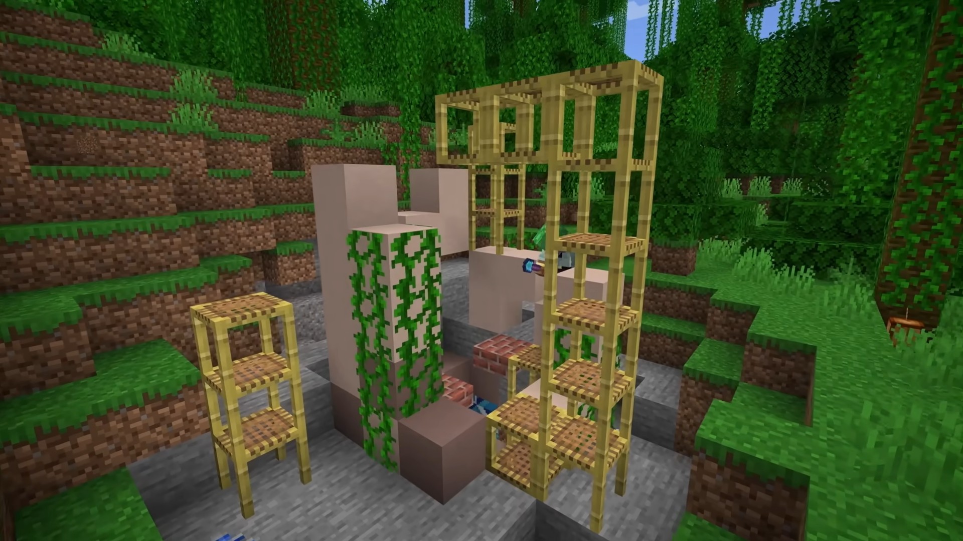 Minecraft exploration shown in an official Minecraft video