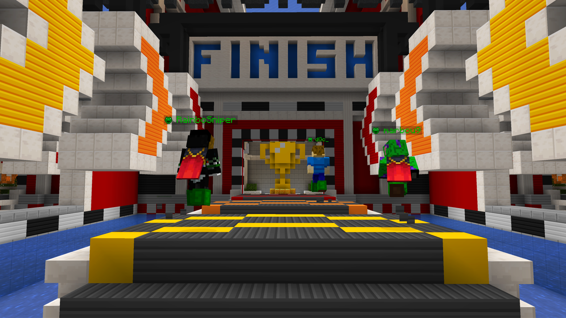 MC Championship Grid Runners puzzle room with a team solving a colour grid