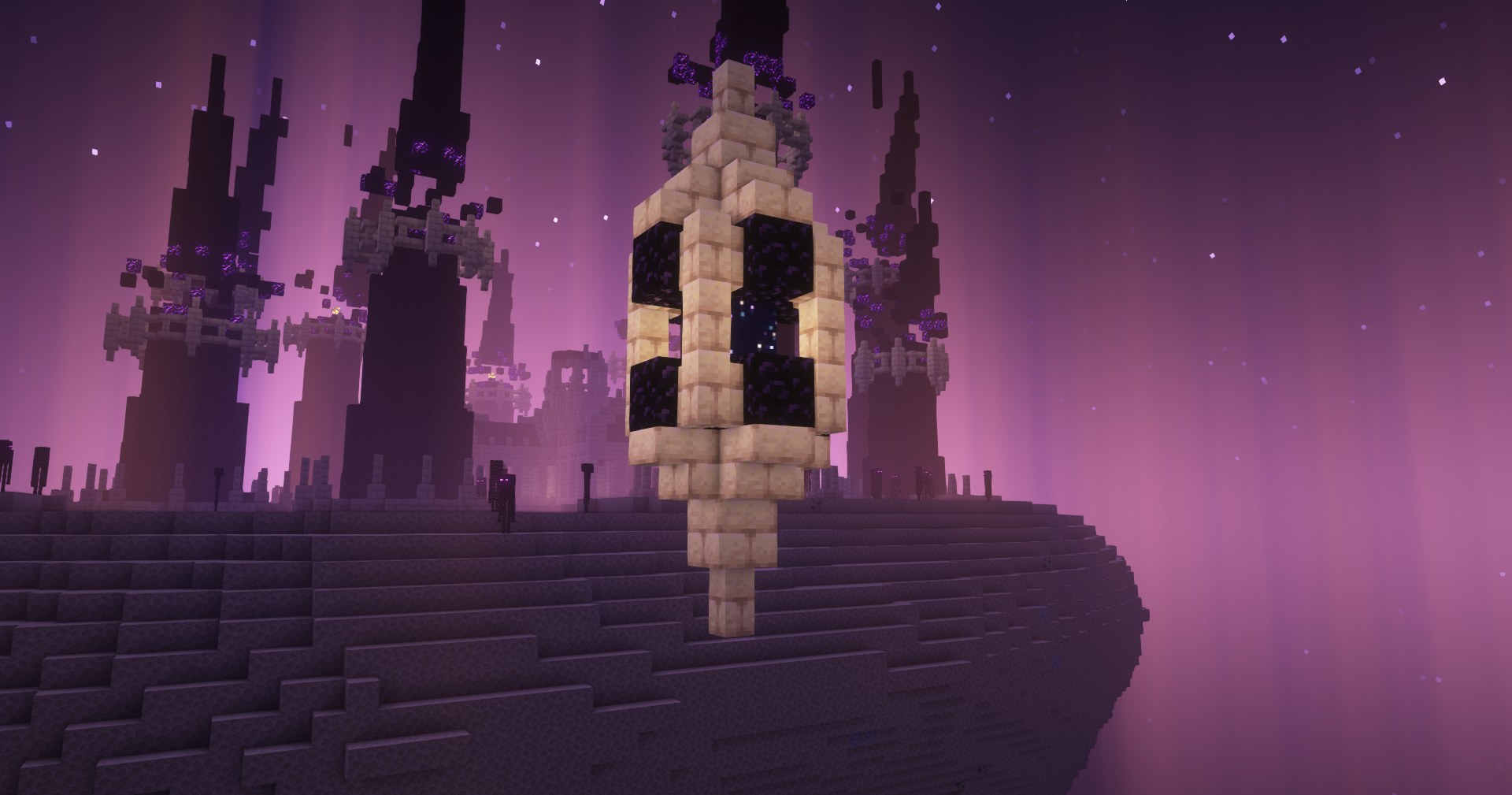 Redesigned end gateway structures on the central End island