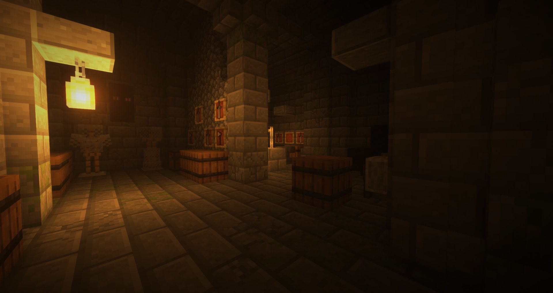 End portal chamber rebuilt with a larger surrounding structure
