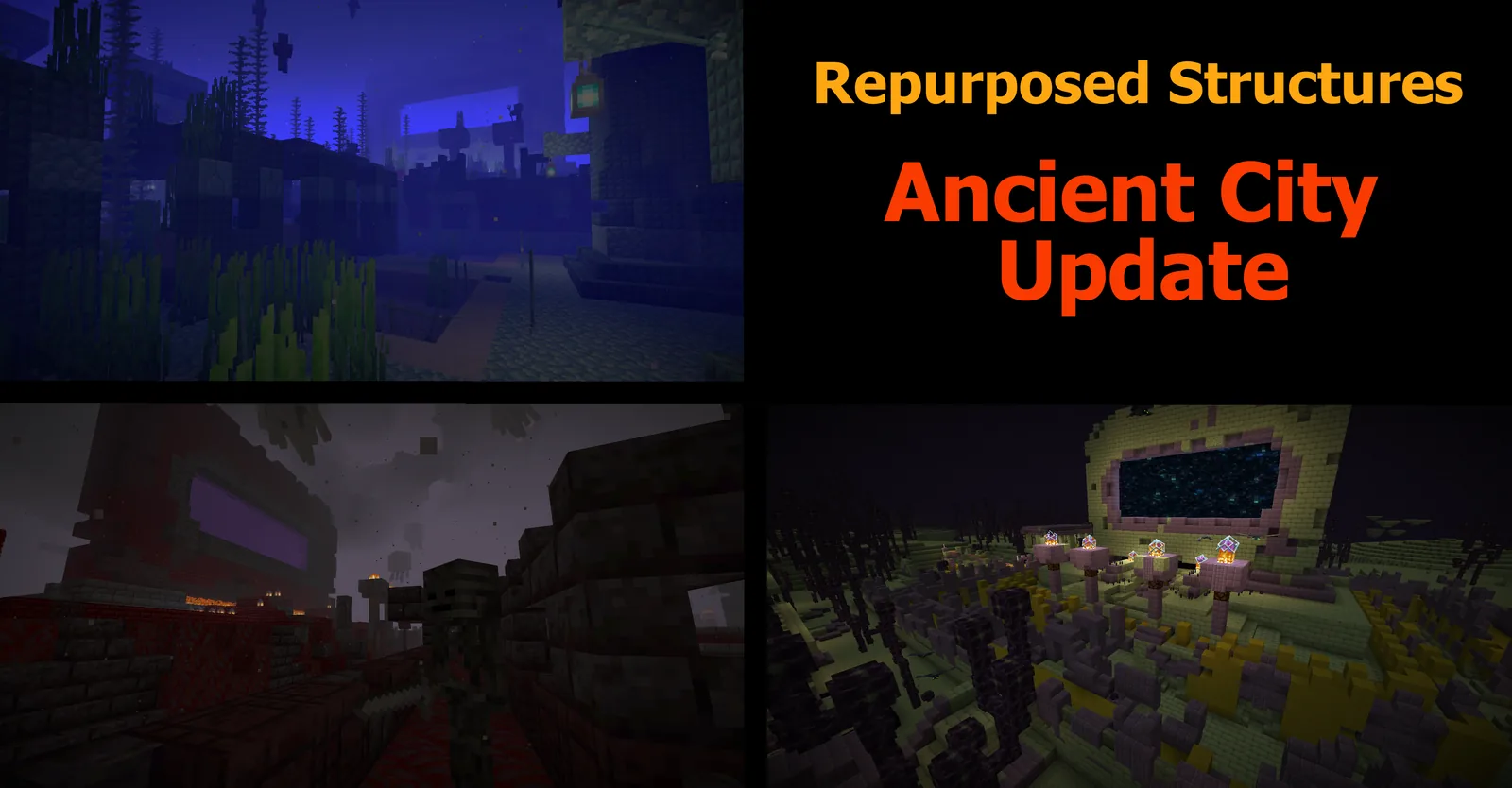 Variant Minecraft outpost built in a new biome