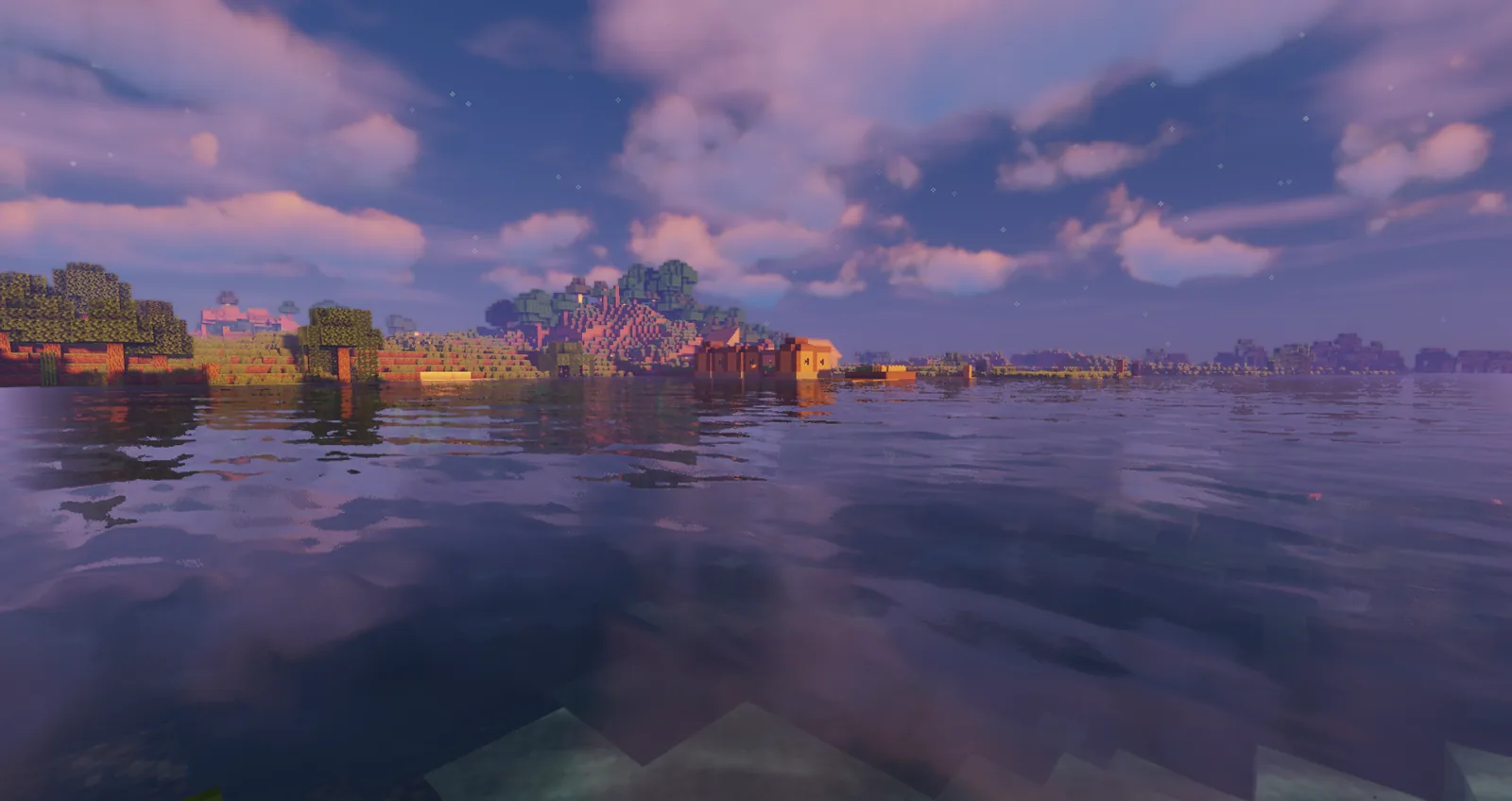 Minecraft landscape on a long running survival server