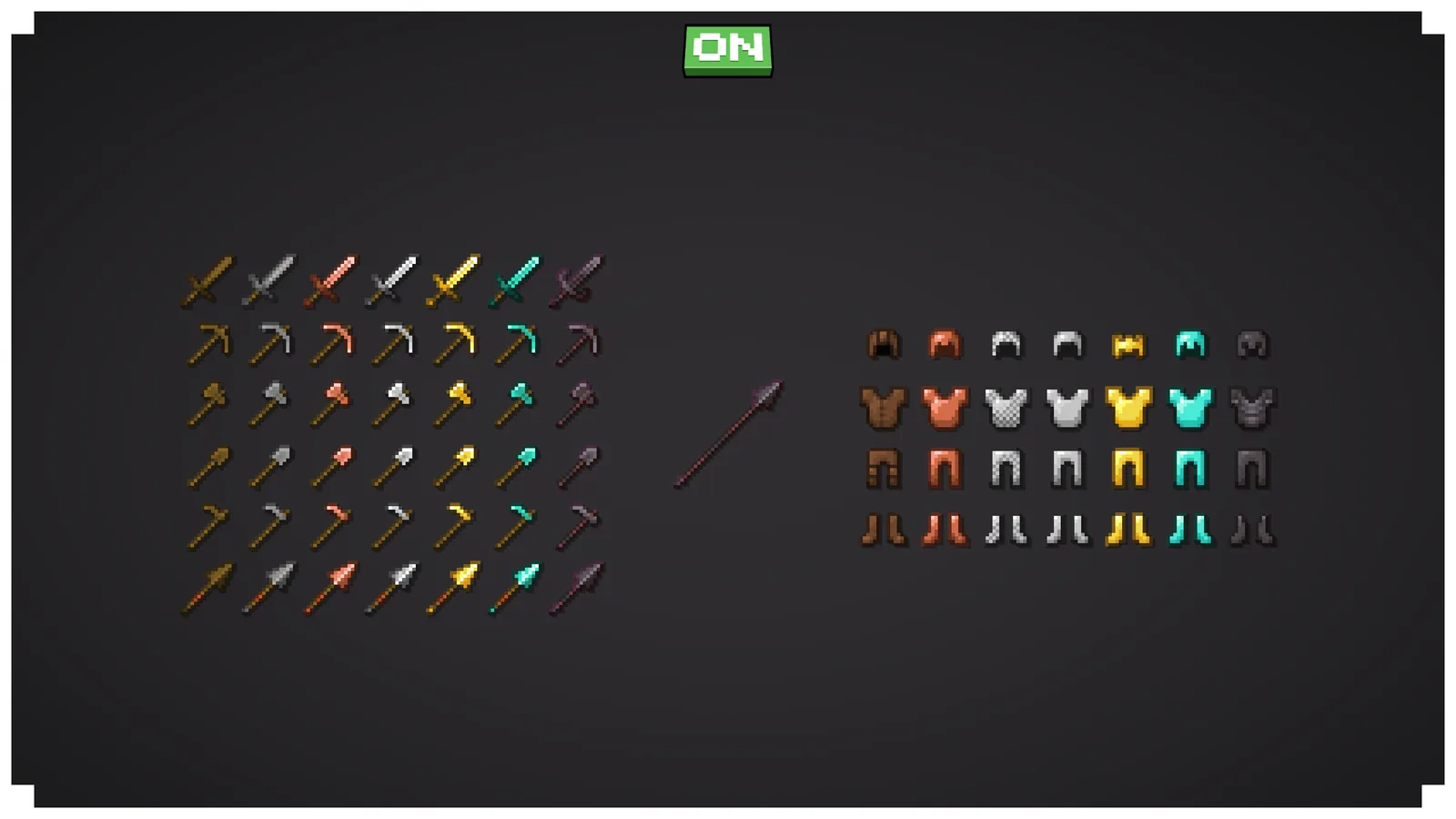 Bundle item in a Minecraft hotbar slot